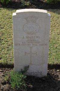 Ismailia War Memorial Cemetery - Andrews, Jack